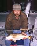 Nice redfish on fly!