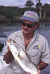 Capt. Frank Bolin shows-off his trout.