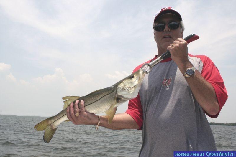 David Beckman with Snook