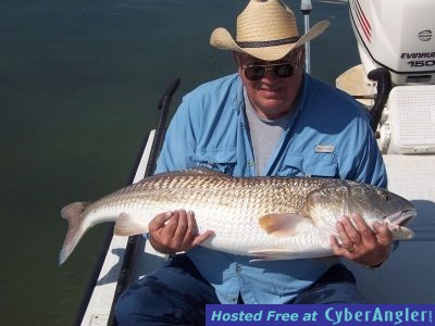 Bill Blackburn and Mosquito Lagoon red