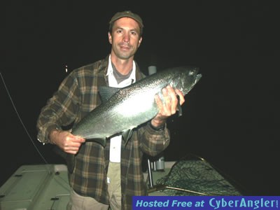 Captain Steve with chinook