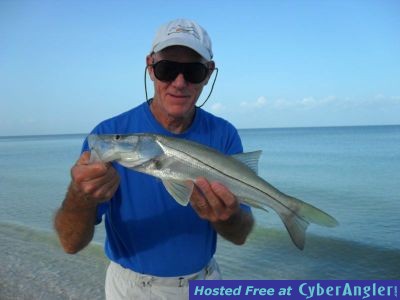 First Naples beach Snook sightfished on a guide trip