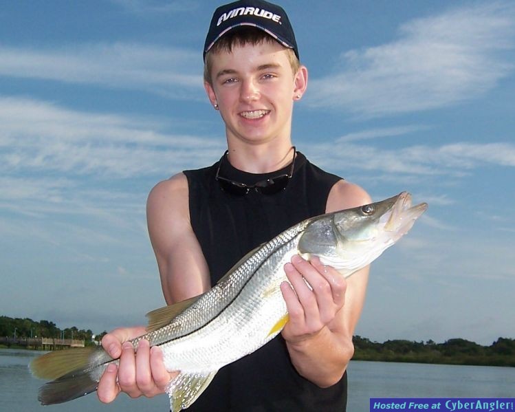 Capt. Porcelli put Kerby on his first snook