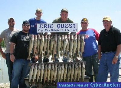 Lake Erie walleye charter