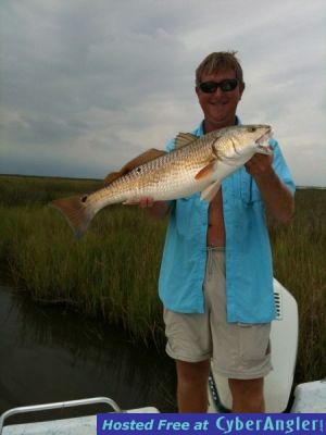 Sidney's Redfish caught with Capt. Scott Poche