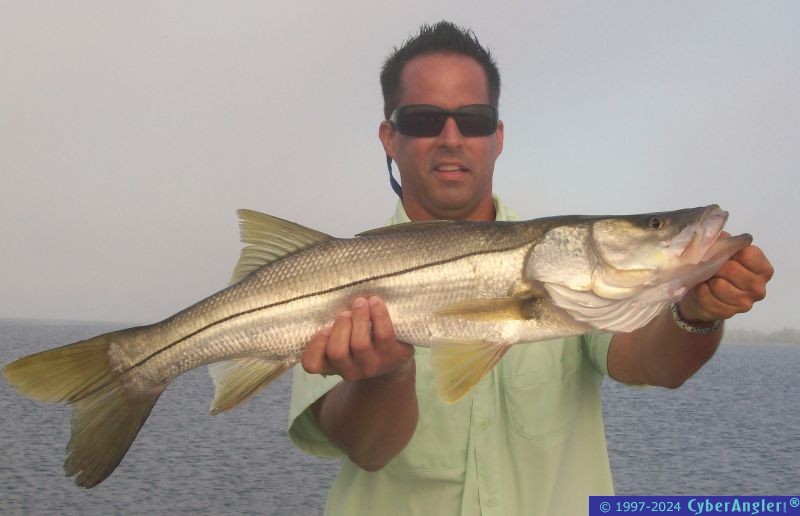 Casey Damron with a nice BIG SNOOK!!