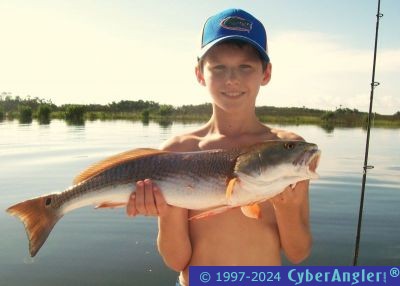 Dylan Campbell with a nice 25&amp;quot; Redfish