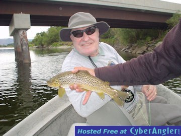 Howard Curtis's Jefferson River fly brown trout