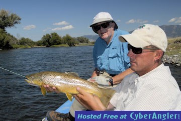 Jim Ewoldt's Madison River brown trout