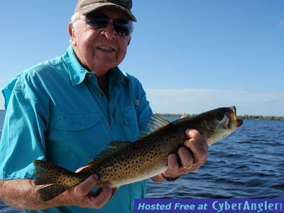 Spotted sea trout in Charlotte Harbor