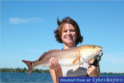 Lenni with Redfish