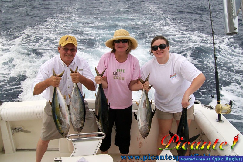 Bostich Family aboard the Picante Expresso
