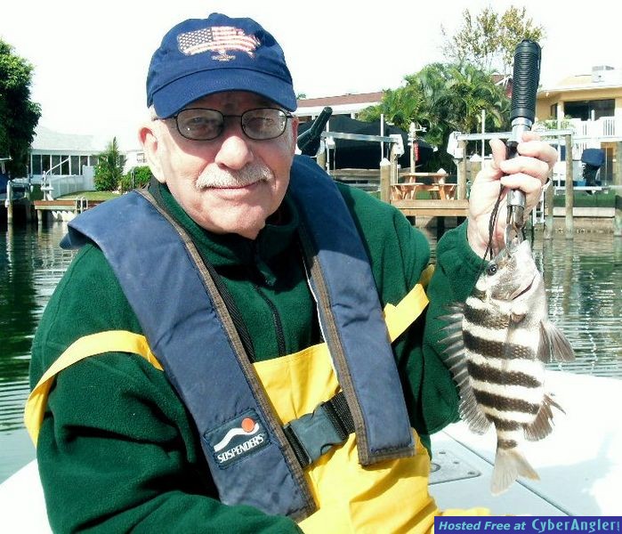 Grandpa Bob and one of many Sheepshead