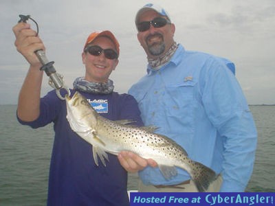 Scottie Heidler's Sarasota Bay CAL jig trout caught with Capt. Rick Grasset