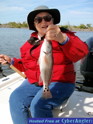 Her first redfish