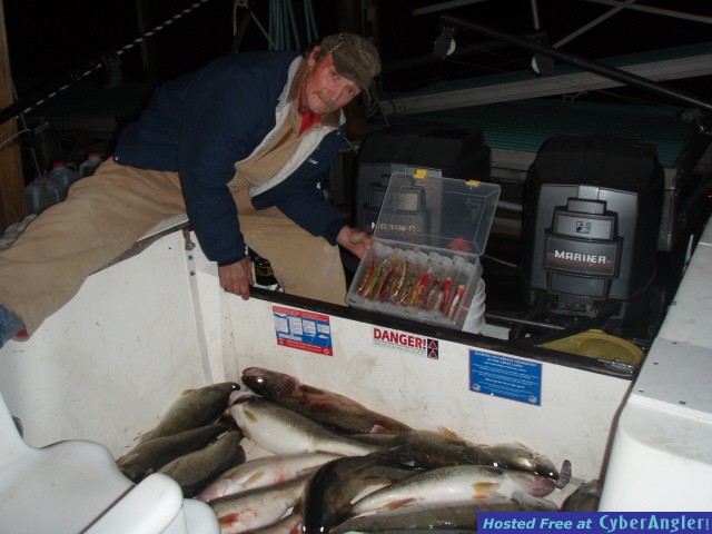 Night Walleye Fishing Great Lake Erie