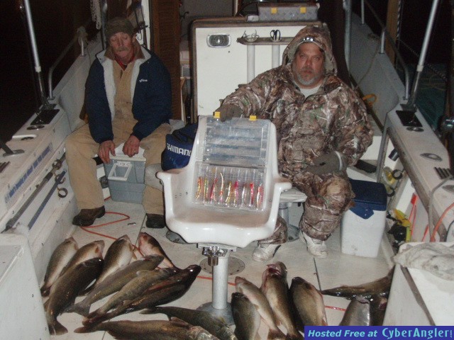 Night Walleye Fishing Great Lake Erie