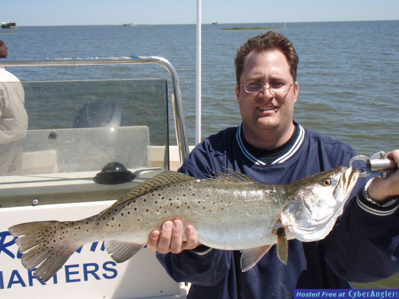 red fish with Shore Thing Charters
