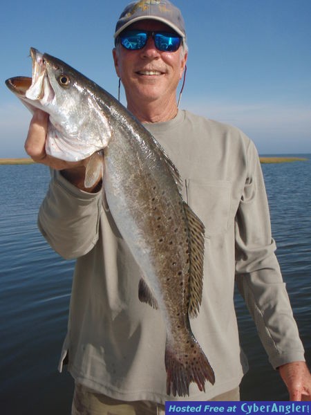 red fish with Shore Thing Charters