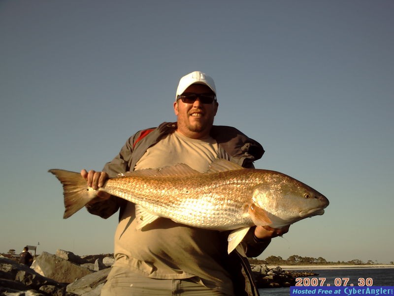 45 inch red fish