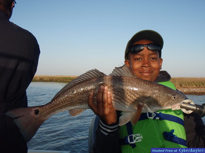 Young Williams First Redfish