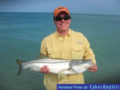 Anthony with a great Naples beach Snook