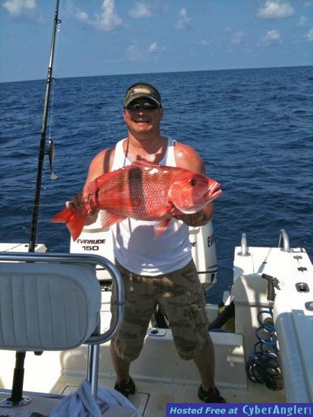 Chris and his big red snapper