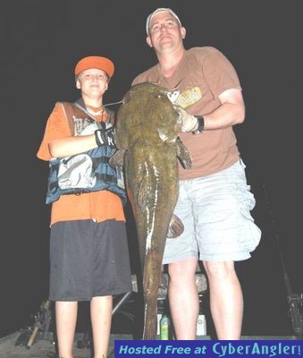 35 Lb Flathead Catfish  Susquehanna River