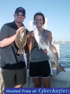 Josh_and_Tiffany_Flounder_Red_Fish