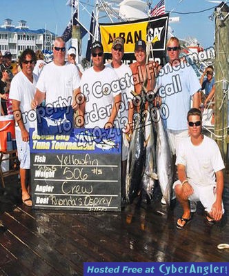 3RD PLACE OC 2010 TUNA TOURNAMENT