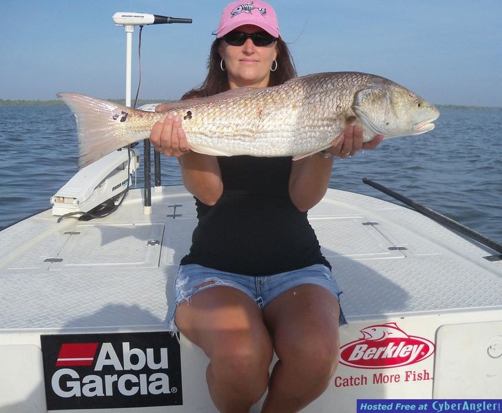 Tammy with a nice redfish