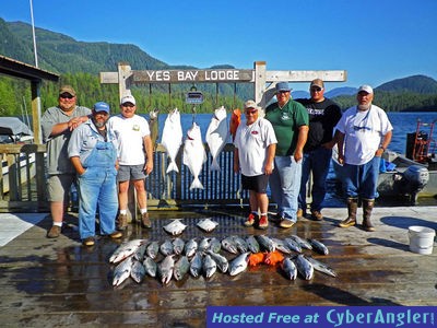 A Days Catch at Yes Bay Lodge in SE Alaska