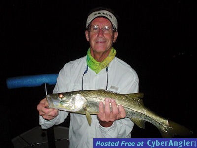 Vic Cook's Sarasota Bay night fly snook