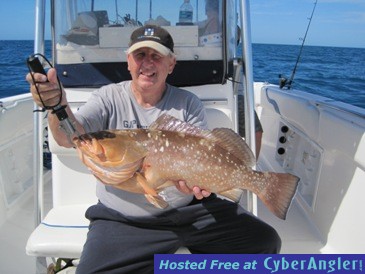 11-pound, 28-inch red grouper