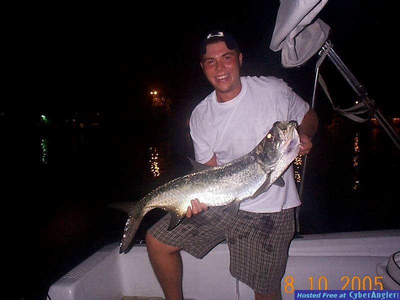 Cary's First Tarpon