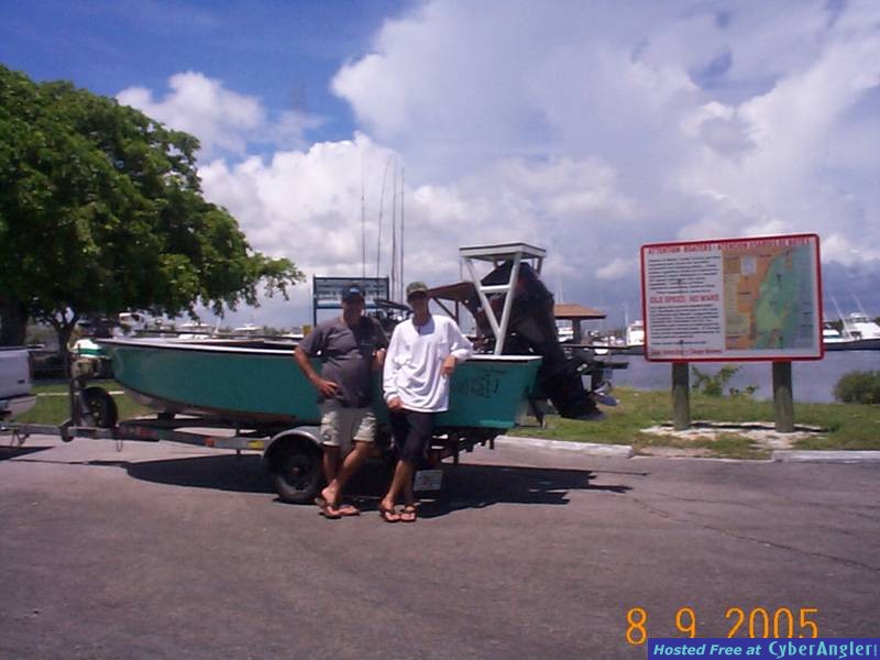 Snooky & RB at the ramp