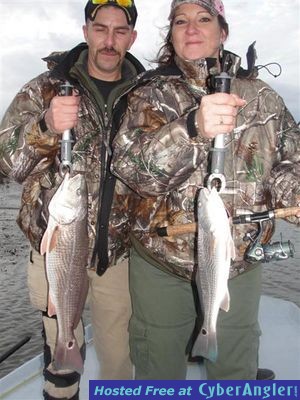 Tom's and Nancy's Carolina Beach Double Redfish