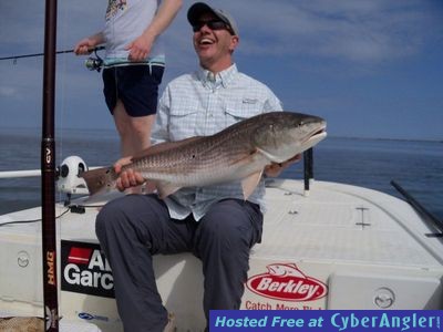 Tony's largest red, caught with Capt. Joe Porcelli