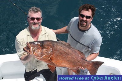 Roy and Rod 50lb. Snapper Quepos Fishing