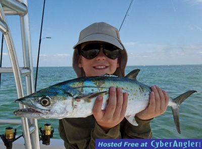 All Smiles with a big Spanish Mackerel