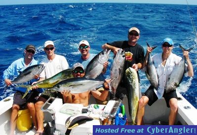 Florida keys blackfin tuna and dolphin