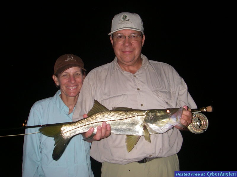 Naples snook on the fly