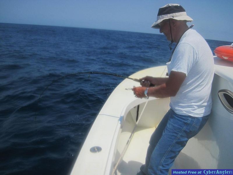 AJ on light tackle.