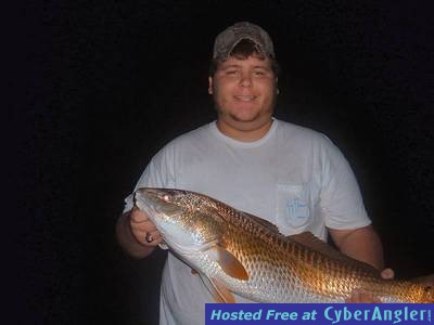 Over-sized red  caught in St. Andrews Bay Fla.