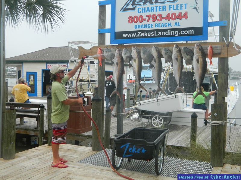 amberjack fishing August 2011