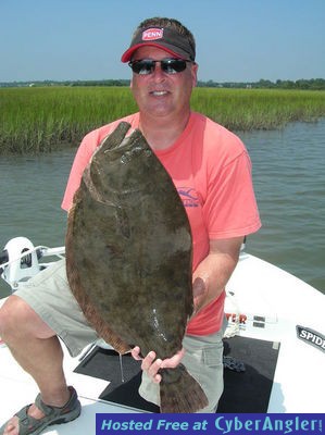 Stu's 11 pound Flounder