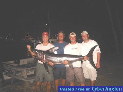 My First Swordfish! 110lbs 7/7/04