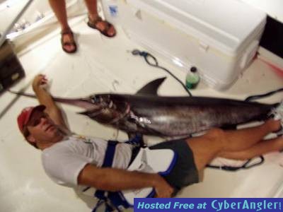 110lb Swordfish 7/7/04