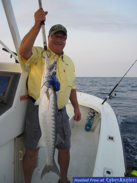 Cuda in the boat