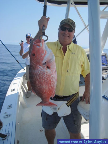 One of Many Red Snappers Released